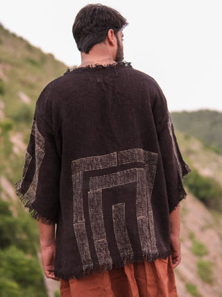 Ananta Boho Hand Block Print Oversized T-Shirt
