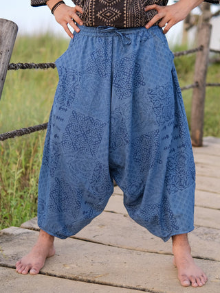 Dhoti Pants with Boho Block Print