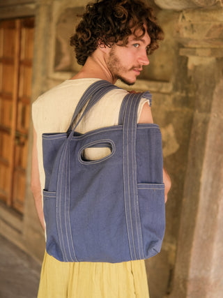 Nomad Cotton  Boho Tote Bag