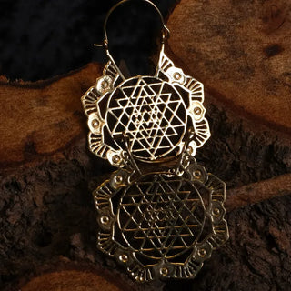Sri Yantra Earrings