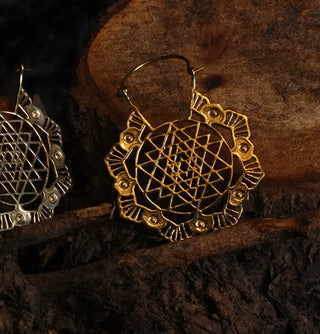 Sri Yantra Earrings