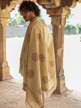 Pravah Handloom Cotton Shawl