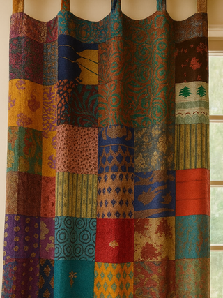 Boho Patchwork Curtain