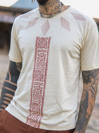 Aarush Tribal  Handblock Print T-Shirt