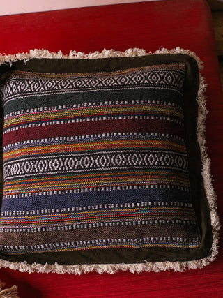 Upcycled Hippie Cushion Cover