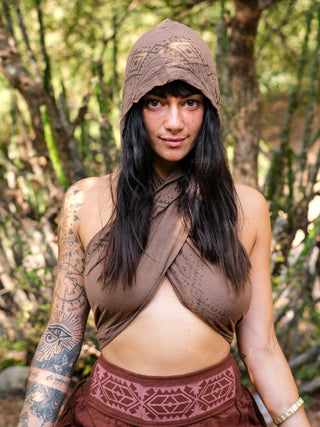 Daisy Hoodie Shawl