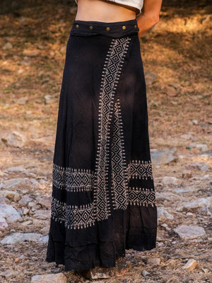 Althea Wrap Skirt - Crystal Heal