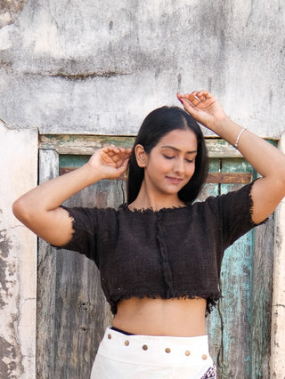 flounce Crop top