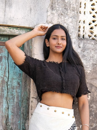 flounce Crop top