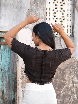 flounce Crop top