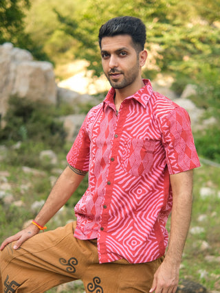 Agasti Shirt- Tribal Block Printed Boho Shirt