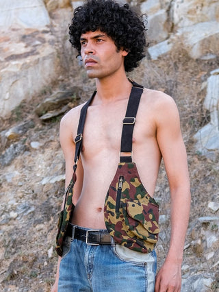Velora Camouflage  Festival Bag