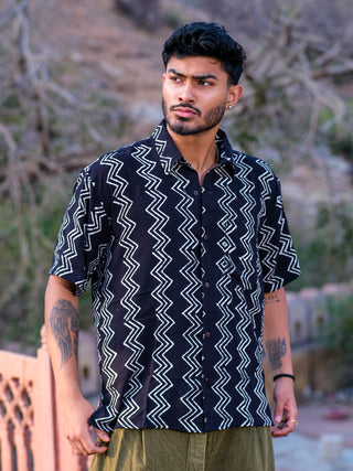 Zigzag  Baggy Shirt