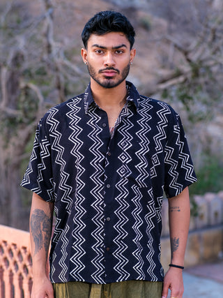 Zigzag  Baggy Shirt