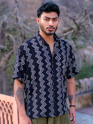 Zigzag  Baggy Shirt