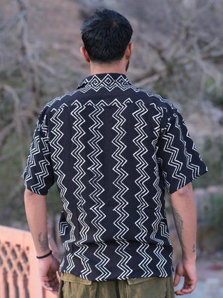 Zigzag  Baggy Shirt