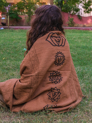 Seven Chakra Shawl