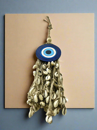 Evil eye  terracotta wall hanging