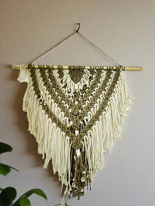Solar macrame   wall hanging