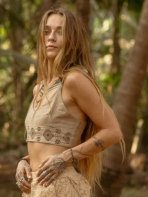 Athos Crop Top - Crystal Heal