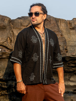 Hamsa Kimono - Crystal Heal