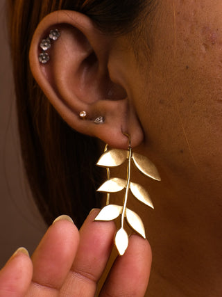 Olive Earrings - Crystal Heal