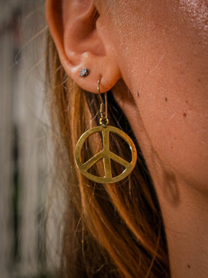 Peace Earrings - Crystal Heal