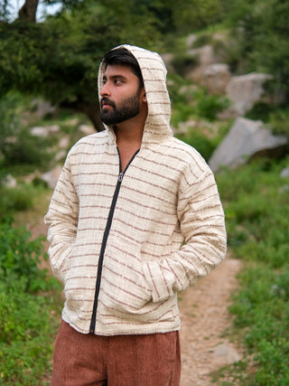 Nomad Striped  Hoodie Jacket