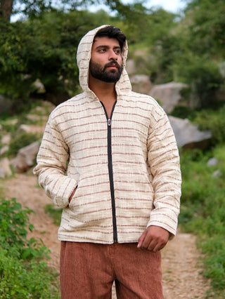 Nomad Striped  Hoodie Jacket