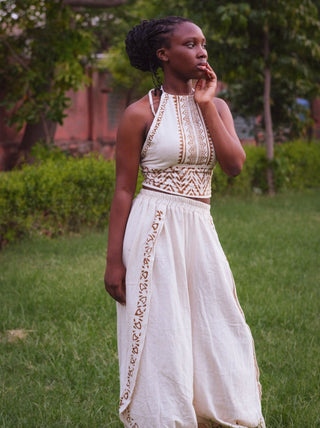 Yoruba Crop-top - Crystal Heal