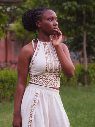 Yoruba Crop-top - Crystal Heal