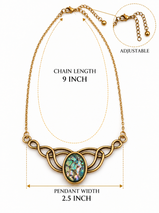 Mehr – Abalone Shell Infinity Necklace