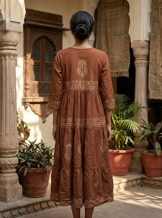 Rustic Mocha Dress