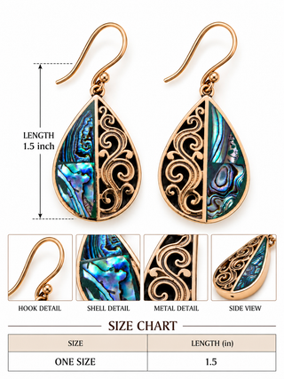 Neelra Filigree Drop Earrings