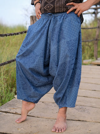 Dhoti Pants with Boho Block Print