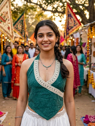 Utsav Halter Top