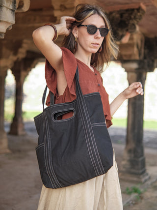 Nomad Cotton  Boho Tote Bag