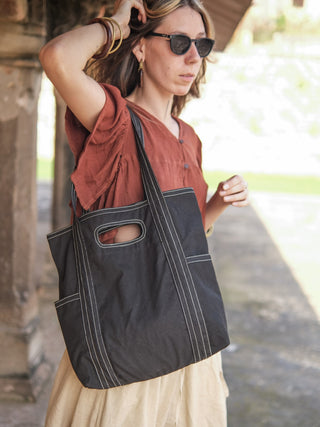 Nomad Cotton  Boho Tote Bag