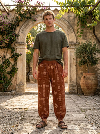 Spiral Harem Pants