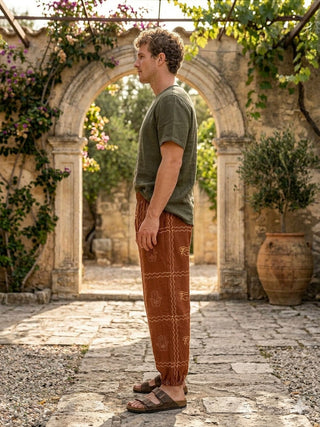 Spiral Harem Pants
