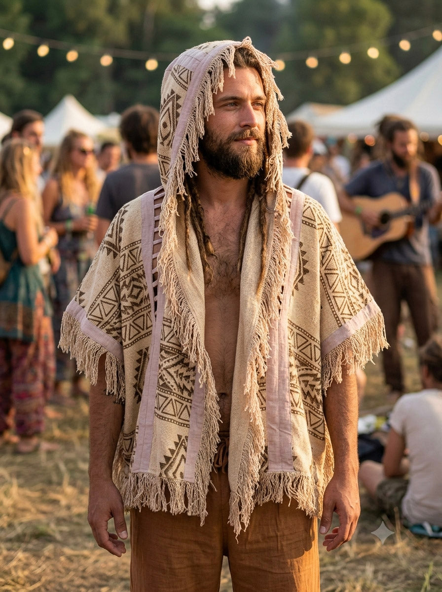 Manu Fringe Poncho