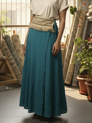 Tribal Flame Wrap Skirt
