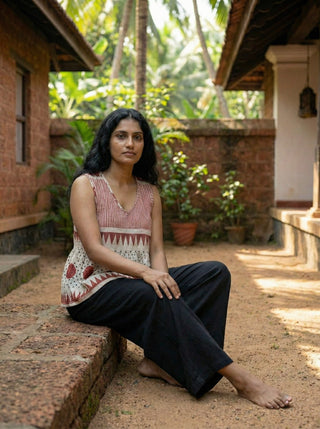 Terra Peplum Crop Top