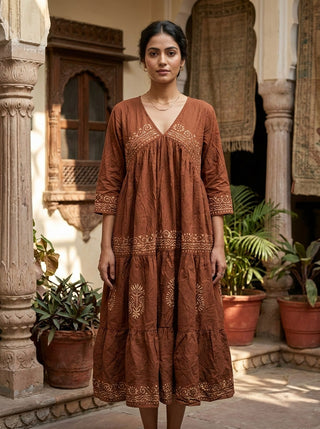 Rustic Mocha Dress