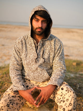 Kiaan Knitted Boho Hoodie