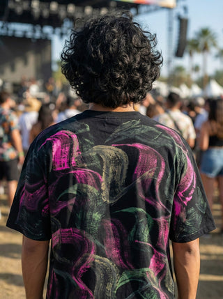 Aurora Drift Hand-Painted T-Shirt