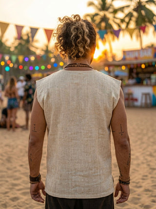 Nomad Sand Slub Vest