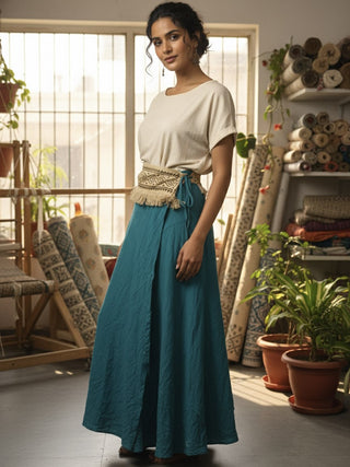 Tribal Flame Wrap Skirt