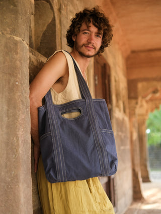 Nomad Cotton  Boho Tote Bag