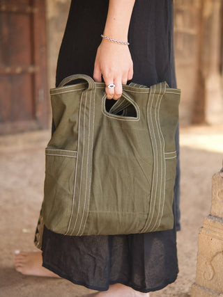Nomad Cotton  Boho Tote Bag